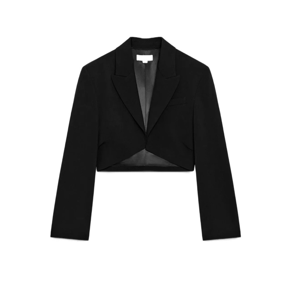 Zara Black Cropped Women's Blazer